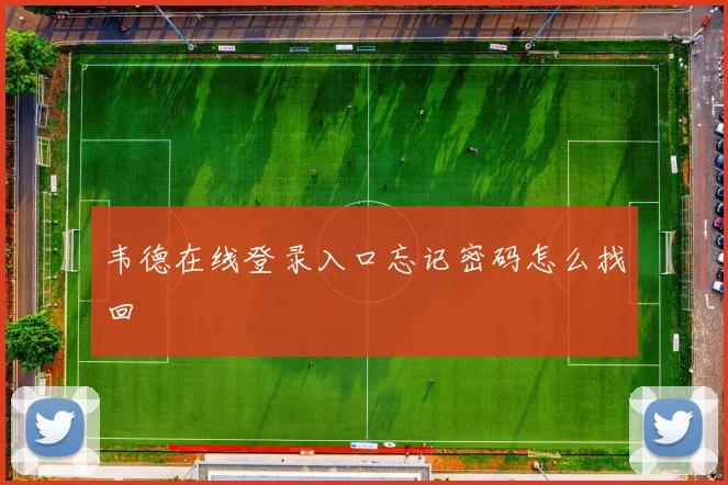 韦德在线登录入口忘记密码怎么找回
