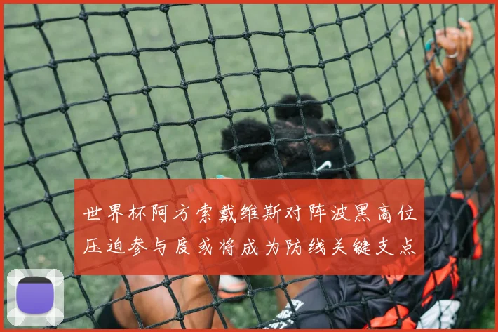 世界杯阿方索戴维斯对阵波黑高位压迫参与度或将成为防线关键支点